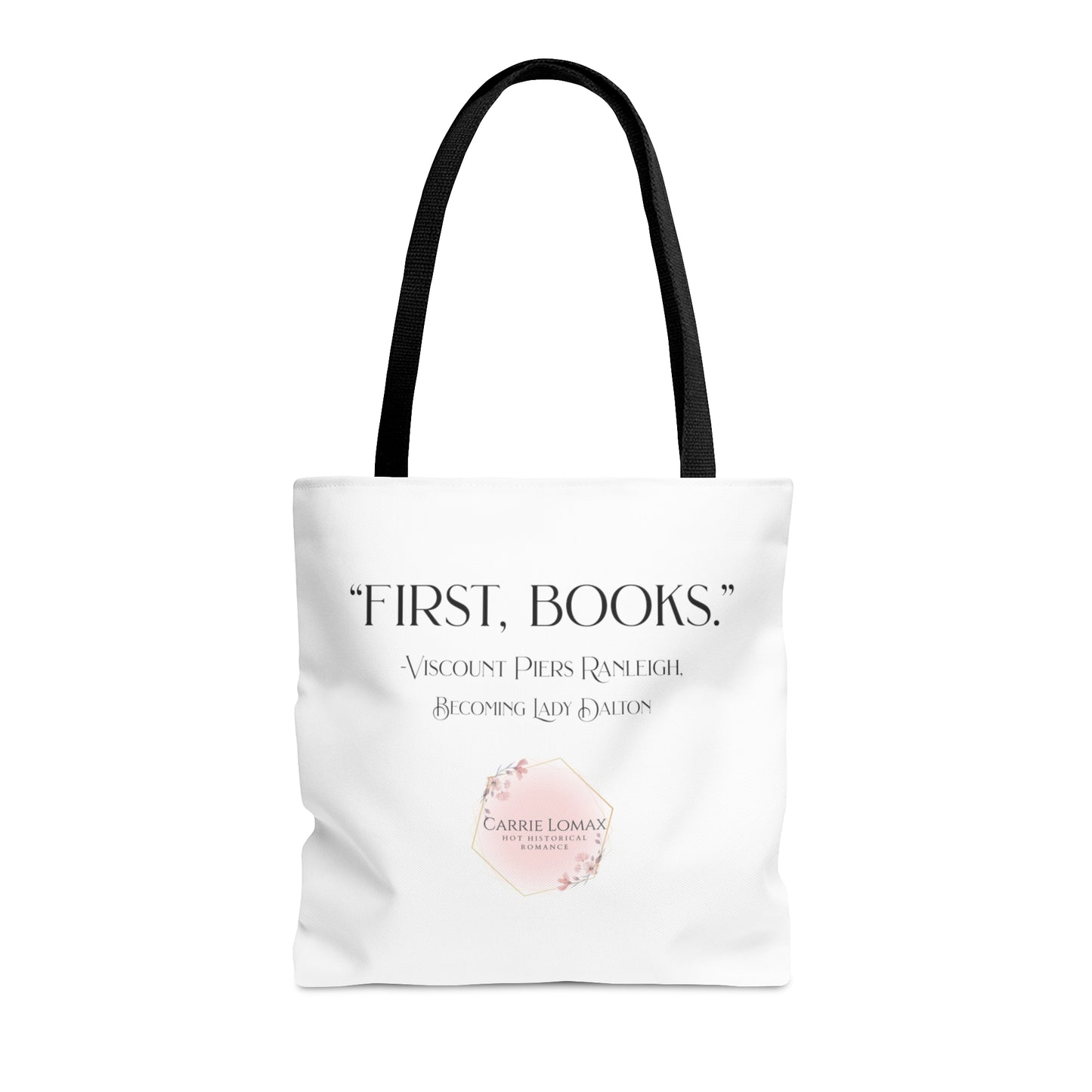 Book Quotes Tote Bag - Becoming Lady Dalton (Available in Two Sizes)