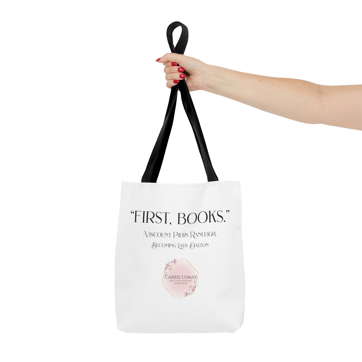 Book Quotes Tote Bag - Becoming Lady Dalton (Available in Two Sizes)