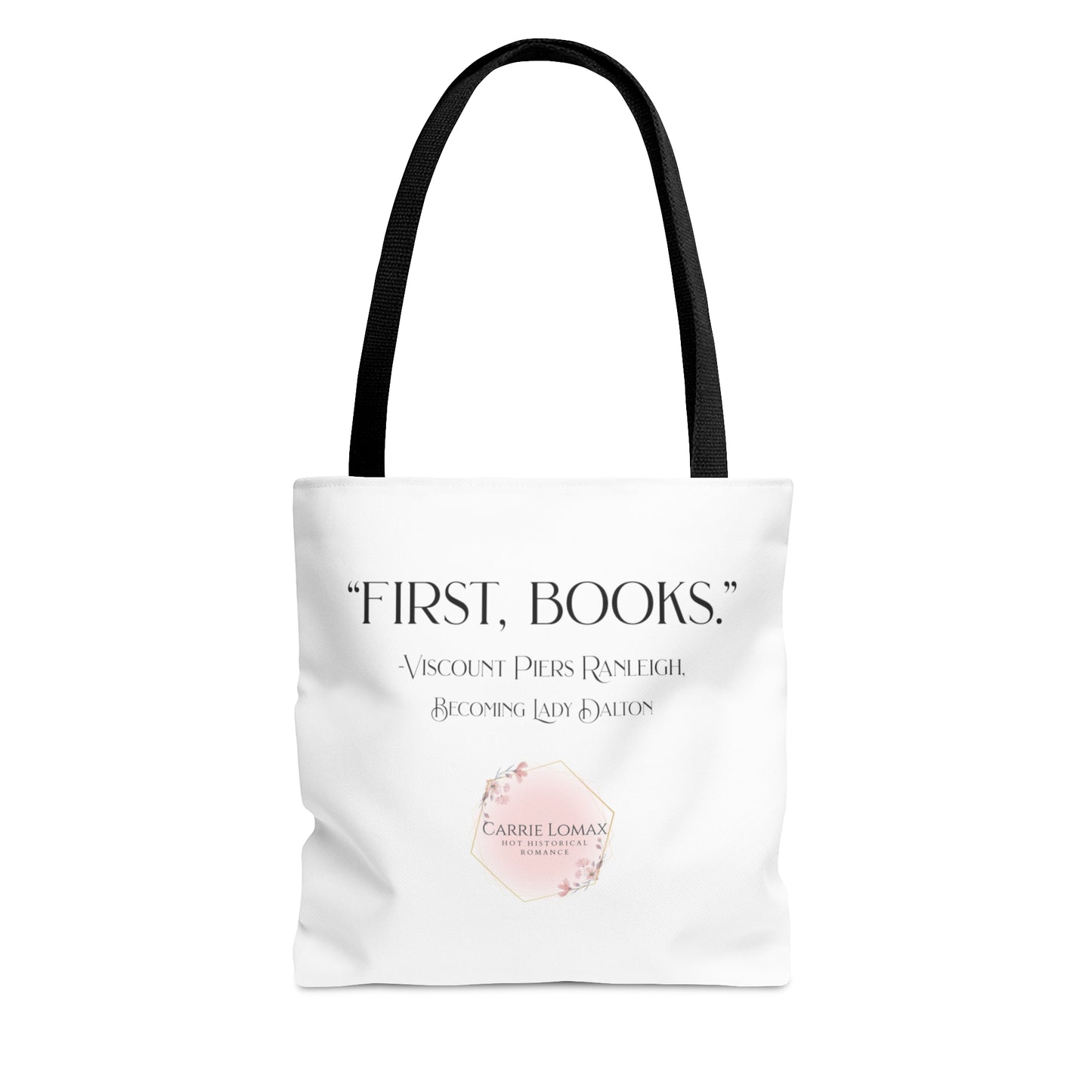 Book Quotes Tote Bag - Becoming Lady Dalton (Available in Two Sizes)