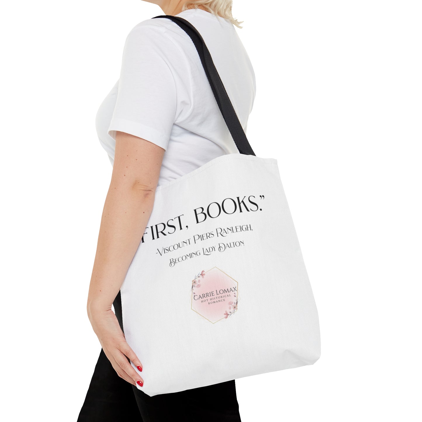 Book Quotes Tote Bag - Becoming Lady Dalton (Available in Two Sizes)