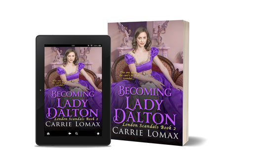 Becoming Lady Dalton - Signed paperback w/ebook