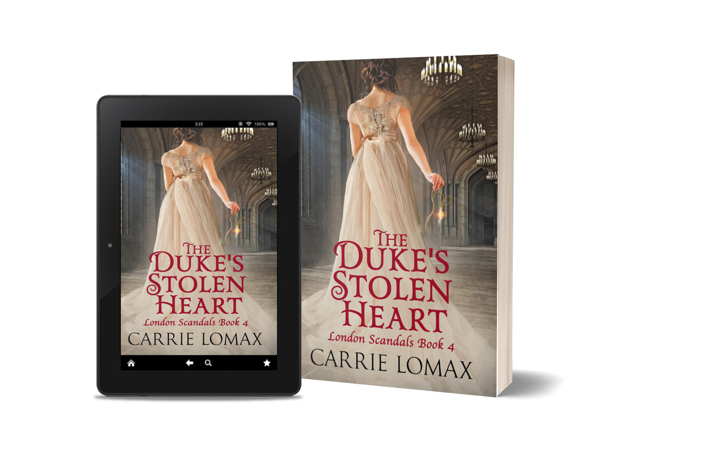 The Duke's Stolen Heart - Signed paperback w/ebook